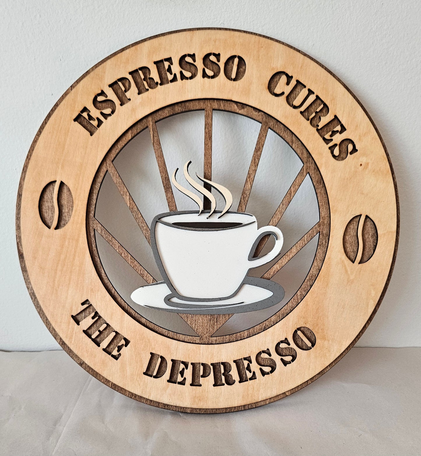 Espresso Cures the Depresso Wall Decor