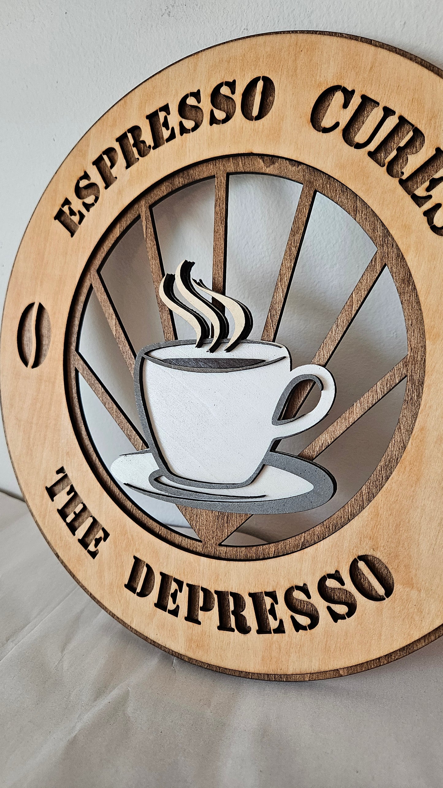 Espresso Cures the Depresso Wall Decor