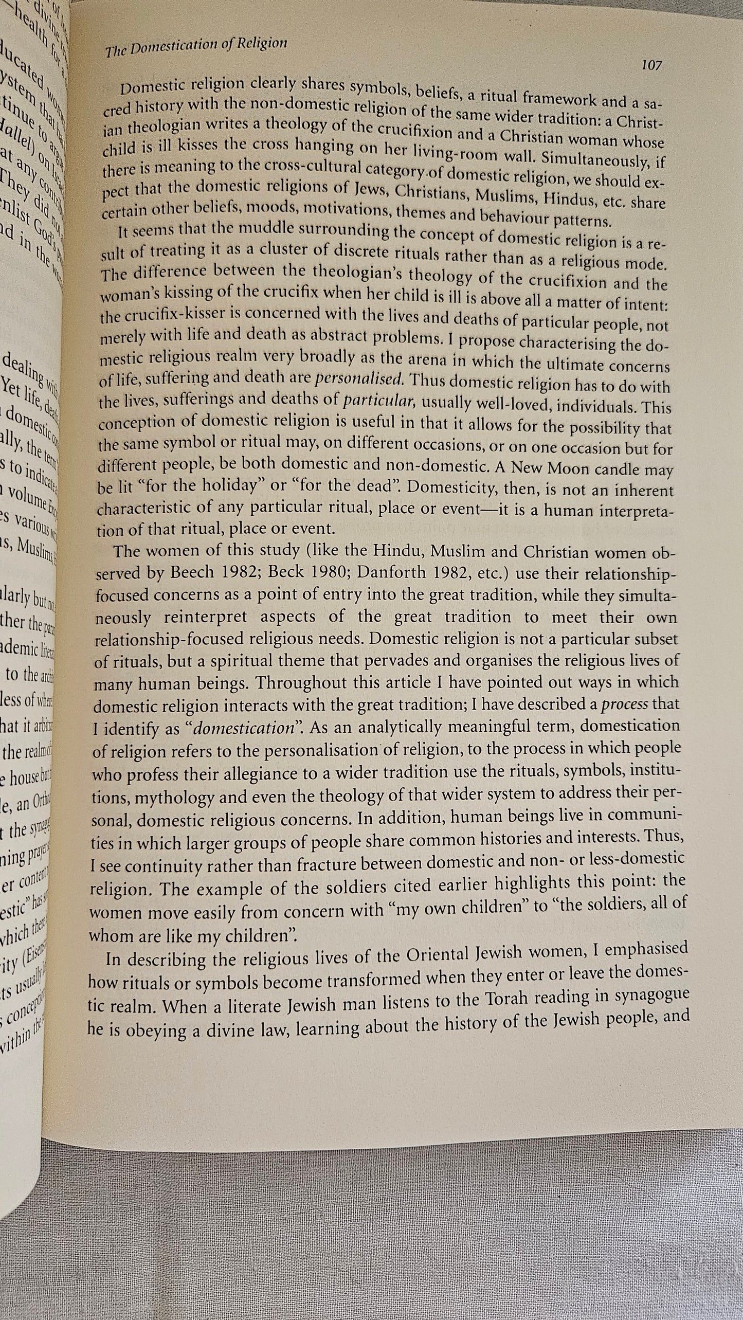 Across The Boundaries of Belief edited by Morton Klass