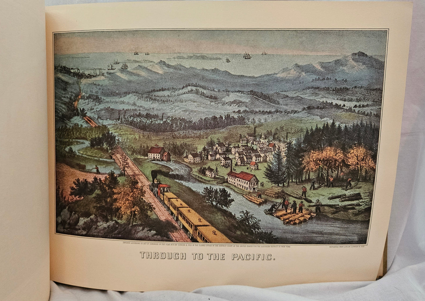 "Currier & Ives' America" Vintage Book - 1952