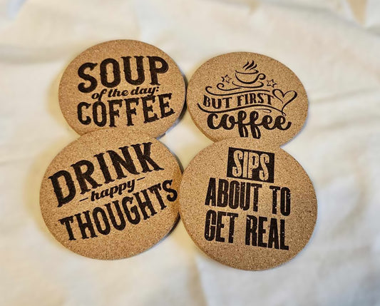 Coffee Lover Coasters - Fun Sayings to Perk Up Your Morning!