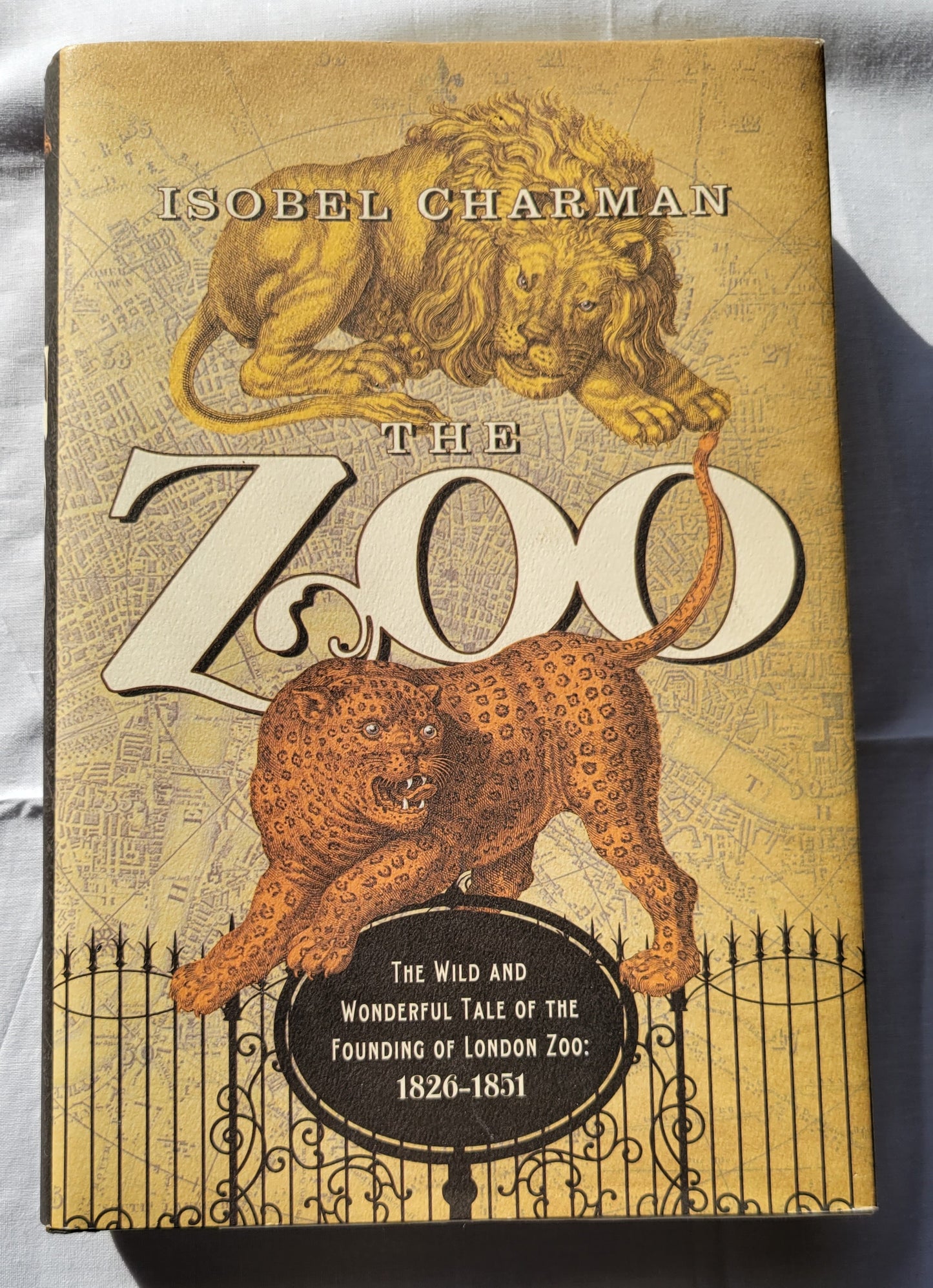 Used book for sale "The Zoo" by Isobel Charman, published by Pegasus Books, reprint edition 2018. Front cover.