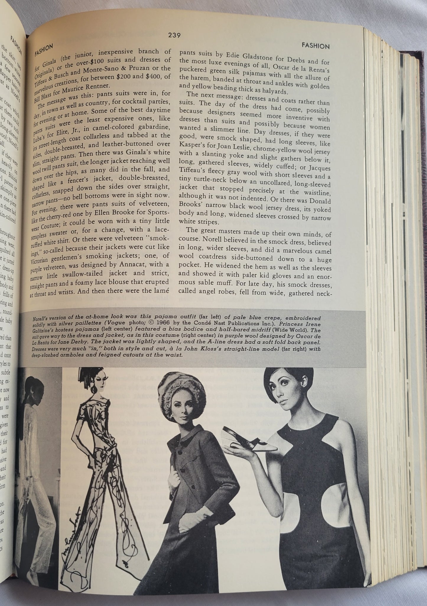 Vintage book for sale "Illustrated World Encyclopedia: 1967 Book-of-the-Year" published by Bobley Publishing in 1967. An encyclopedia of world events in 1967, with pictures and graphics. View of page 239